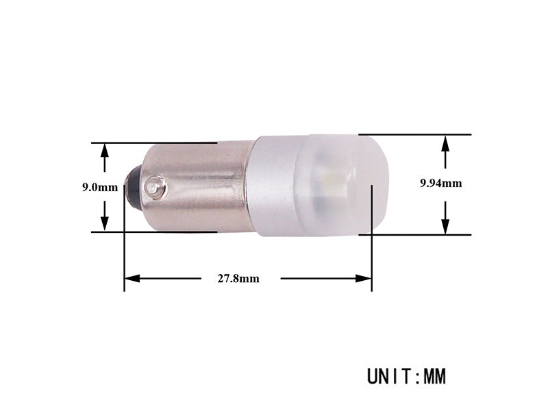 LED-POLTTIMOPARI BA9S 6000K AUTOLINE GREEN TECH