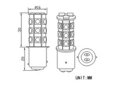 LED-POLTTIMOPARI BAY15D 6000K AUTOLINE GREEN TECH 21/5W