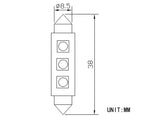 LED-POLTTIMOPARI SV8,5 38MM 6000K AUTOLINE GREEN TECH