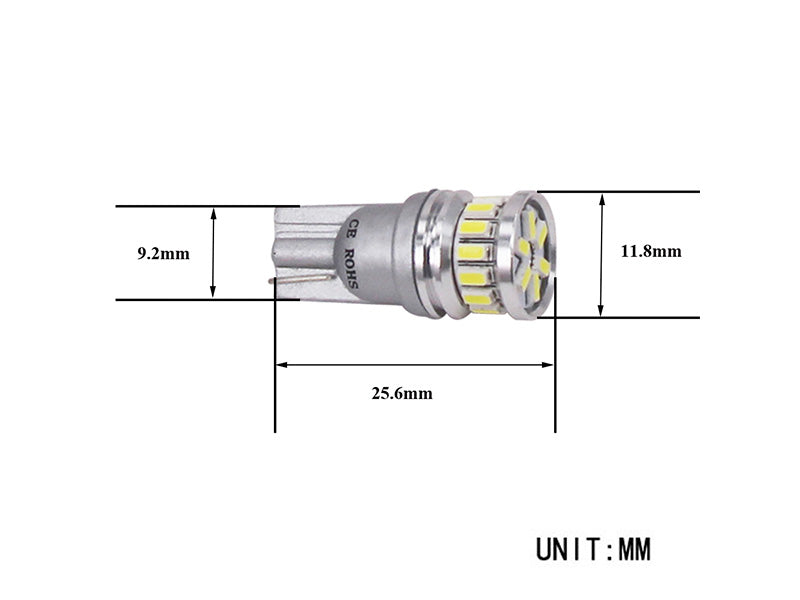 LED-POLTTIMOPARI T10 6000K AUTOLINE GREEN TECH