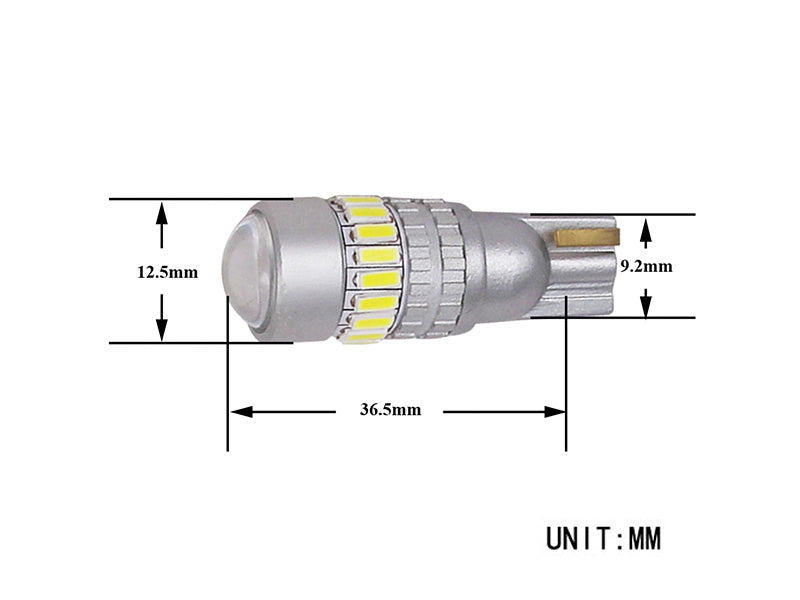 LED-POLTTIMOPARI T10 6000K CAN AUTOLINE BLUE TECH