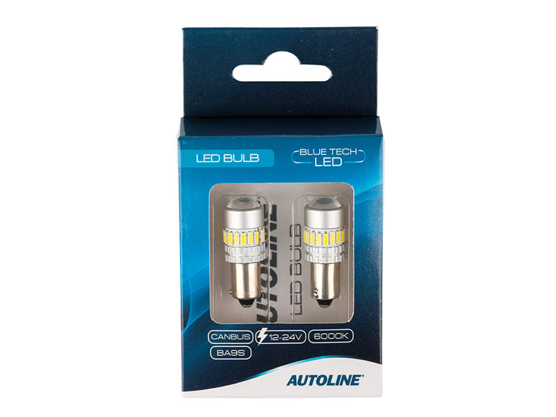 LED-POLTTIMOPARI BA9S 6000K CAN AUTOLINE BLUE TECH