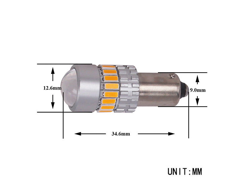 LED-POLTTIMOPARI BAX9S 6000K POWER CAN AUTOLINE BLUE TECH