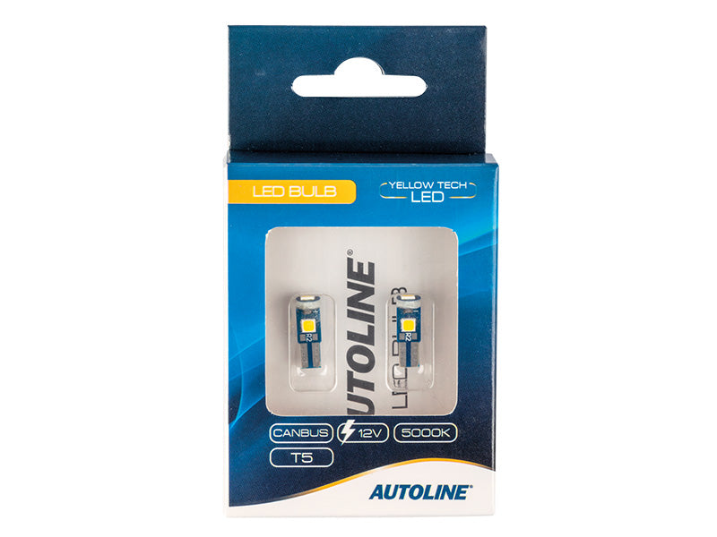 LED-POLTTIMOPARI T5 5000K CAN AUTOLINE YELLOW TECH