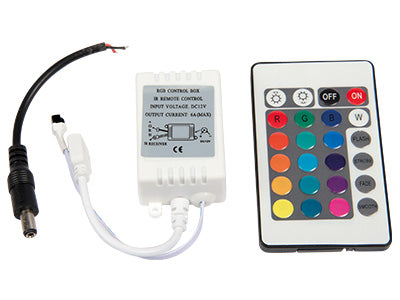 RGB LED-NAUHAN OHJAINLAITE/ KAUKOSÄÄDIN 12V