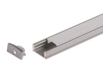 ALUMIINIPROFIILI LED VALONAUHALLE 1M