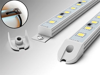 LED SISÄVALO ALUMIINIKOTELO 12V 25CM IP67