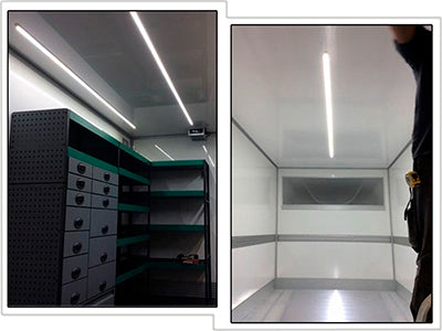 LED SISÄVALO ALUMIINIKOTELO VALK. 24V 100CM IP68