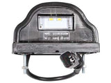 LED-REKISTERIVALO 12/24V ISO MUSTA DEUTSCH PISTOKE