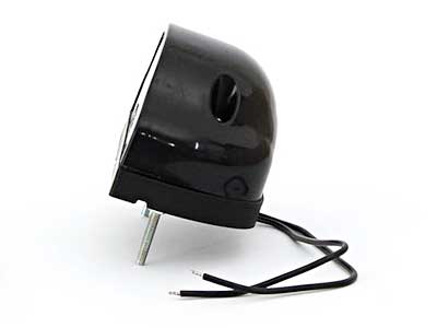 LED-REKISTERIVALO 12/24V ISO MUSTA DEUTSCH PISTOKE