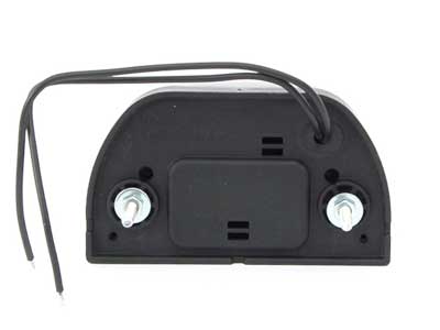 LED-REKISTERIVALO 12/24V ISO MUSTA DEUTSCH PISTOKE