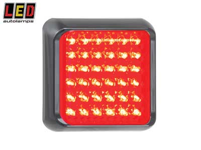 LED-TAKAVALO, NELIÖ, TAKA/JARRU  MUSTA KEHYS