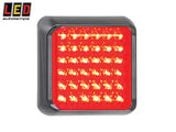 LED-TAKAVALO, NELIÖ, TAKA/JARRU  MUSTA KEHYS