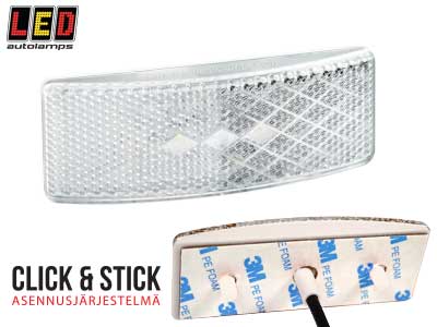 ETUÄÄRIVALO, OHUT - BLISTERPAKATTU