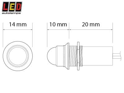 MERKKIVALO - PUNAINEN - 12V