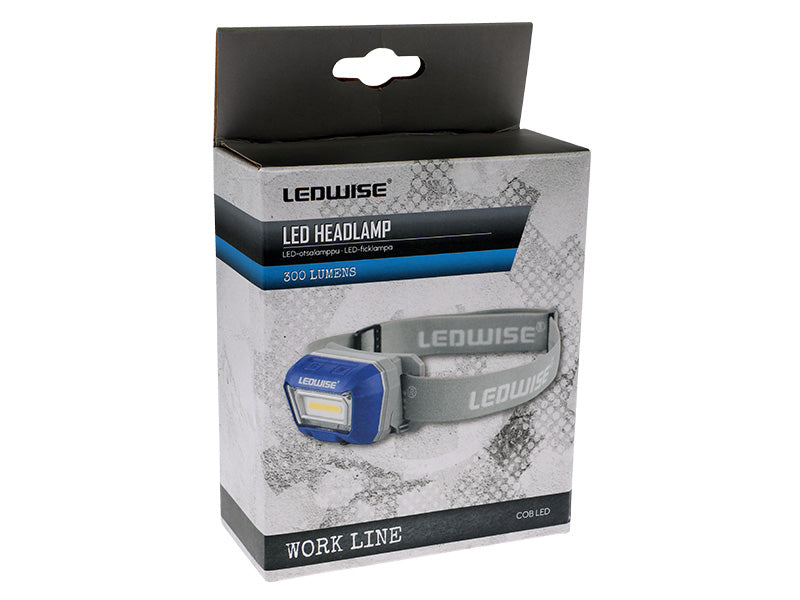 LEDWISE WORKLINE LADATTAVA OTSAVALO 300LM