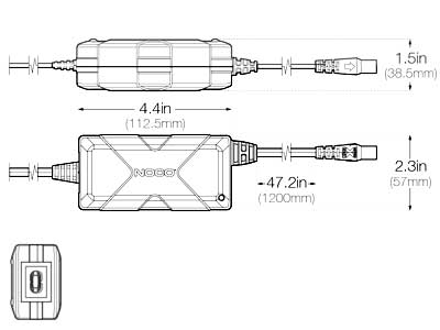 NOCO VERKKOVIRTALATURI GB70,GB150,GB500