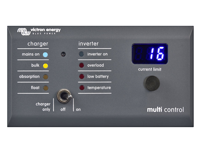 VICTRON INVERTTERIEN OHJAUSPANEELI 200/200A GX