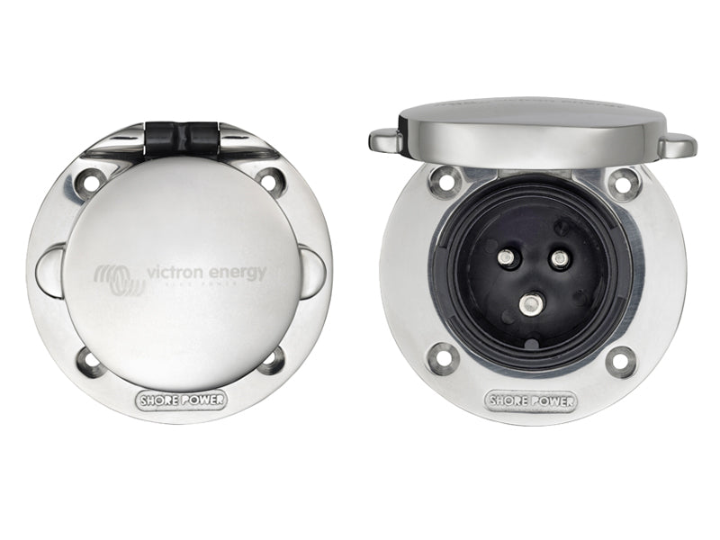 VICTRON POWER INLET16A/250VAC (2P/3W) RST SUOJALÄPÄLLÄ