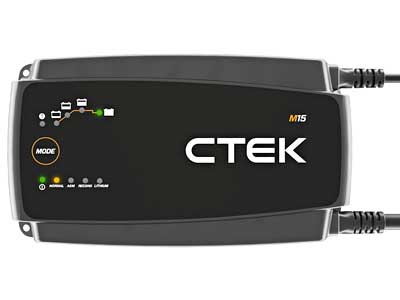 AKKULATURI CTEK M15 12V/15A 4M KAAPELI