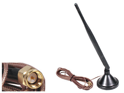 ANTENNI 7 M KAAPELILLA DIGITAL 2,4GHZ 5DB