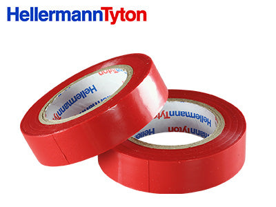 HELLERMANN SÄHKÖTEIPPI (10KPL) PUN. 15X0,15MM 10M