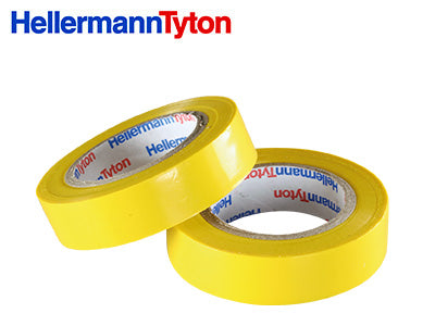 HELLERMANN SÄHKÖTEIPPI (10KPL) KELT. 15X0,15MM 10M
