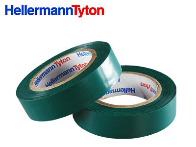 HELLERMANN SÄHKÖTEIPPI (10KPL) VIHREÄ 15X0,15MM 10M