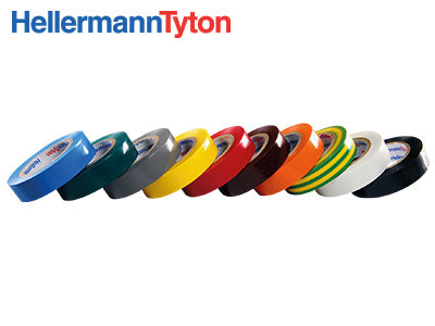 HELLERMANN SÄHKÖTEIPPI (10KPL) LAJITELMA. 15X0,15MM 10M