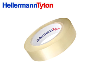 HELLERMANN SÄHKÖTEIPPI (10KPL) KIRKAS 15X0,15MM 10M