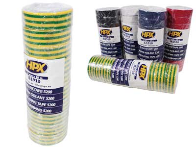 ERISTYS/SÄHKÖTEIPPI 10KPL KE/VI PVC 5200 HPX 19MMX10M