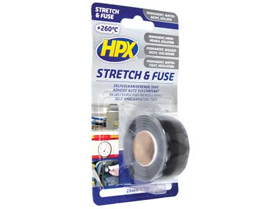 VULGANOINTITEIPPI STRETCH&FUSE MUSTA HPX 25MMX3M *