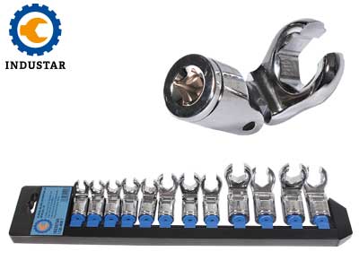 INDUSTAR KUKONJALKA AVAINSARJA NIVELELLÄ 3/8" 8-19MM 12- OSAINEN