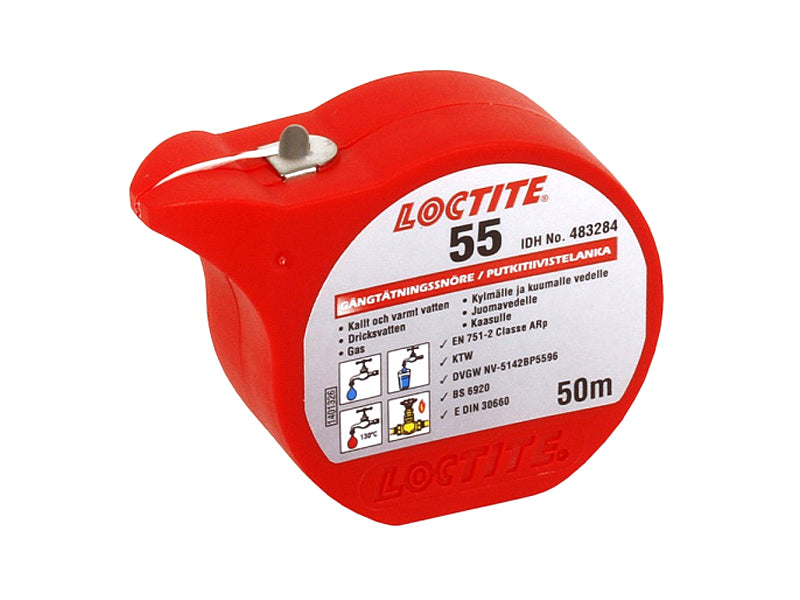 PUTKIKIERRENAUHA LOCTITE 55 / 50M