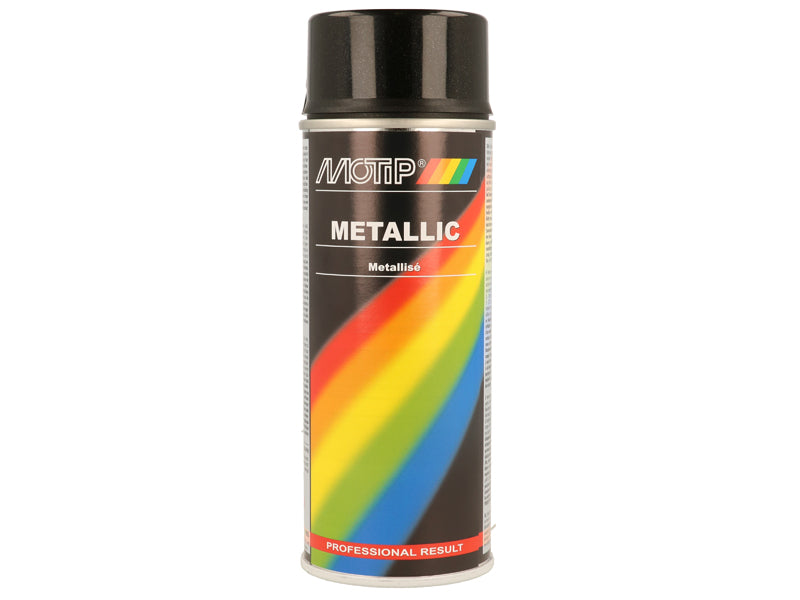 MOTIP MAALI METALLI MUSTA 400ML