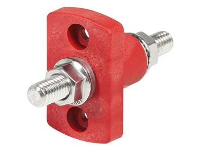 LÄPIVIENTIPULTTI 250A 10MM PUNAINEN