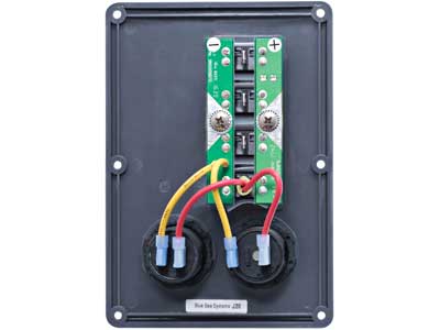 KATKAISINPANEELI 4, HARMAA, 12V TUP.SYT.RASIA, 2 USB LATAUS