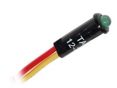 LED-MERKKIVALO 12/24V VIHREÄ