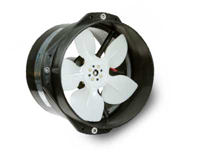 TUNNELIPUHALLIN 24V 1000M3PH 165MM