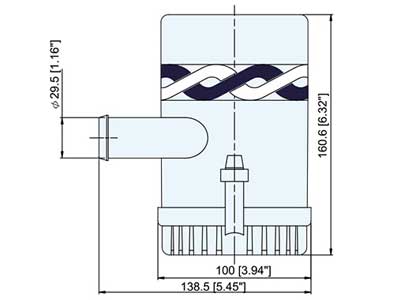 PILSSIPUMPPU 12V 1500GPH