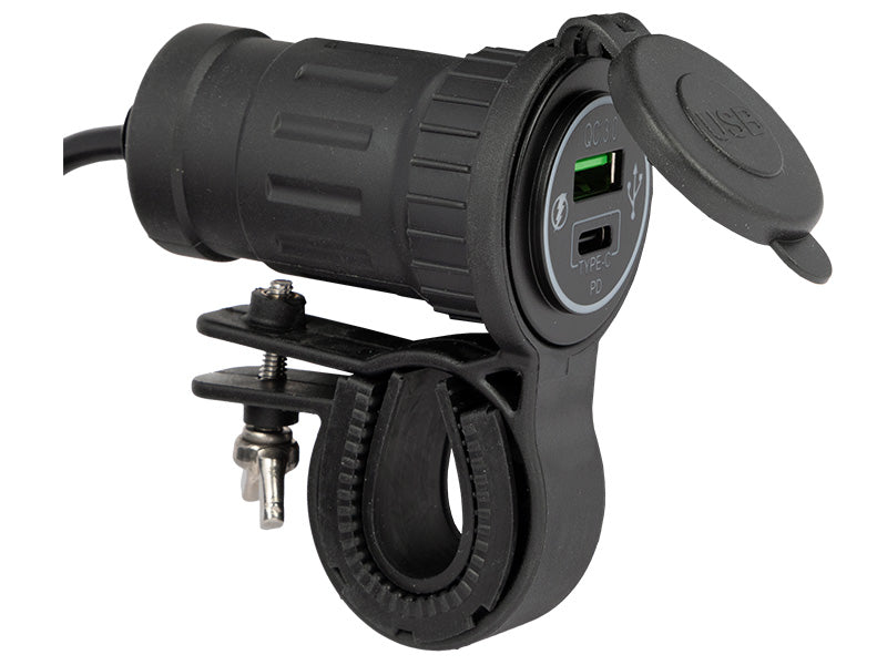 USB-RASIA  USB-A + USB-C TANKOKIINNIKKEELÄ
