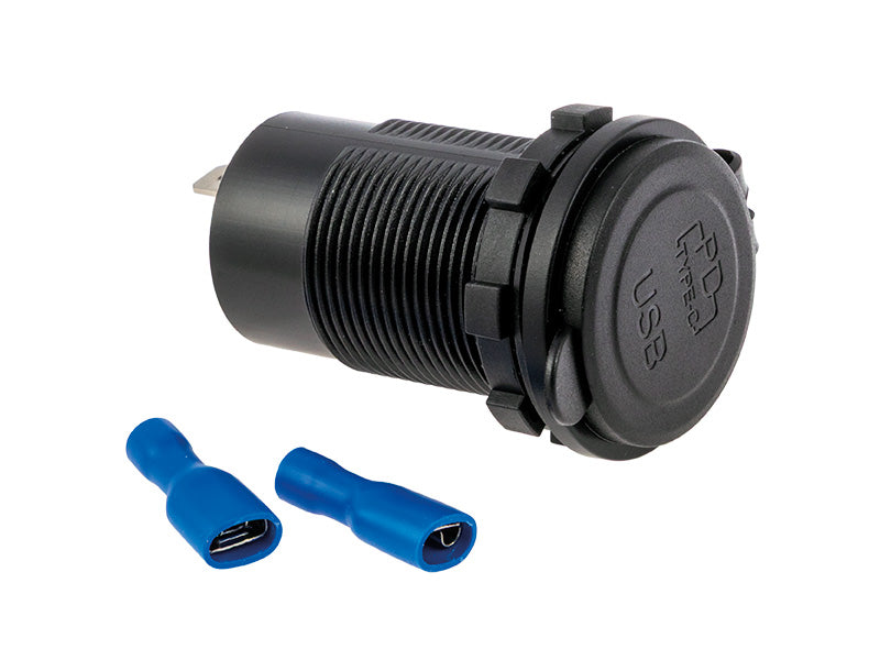 USB-RASIA  USB-A + USB-C 65W 12/24V DC