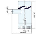 PILSSIPUMPPU 12V 2000GPH