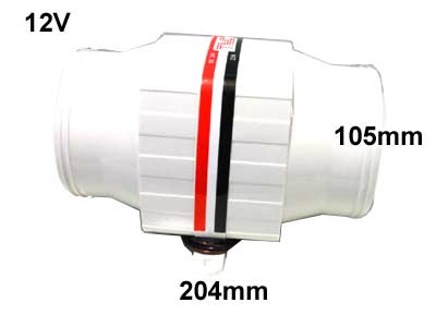 TUNNELIPUHALLIN 12V 4'