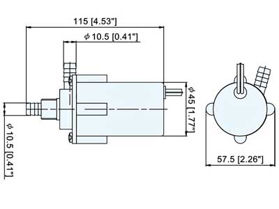 MINIPUMPPU 12V 6,6 L/MIN