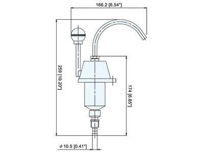 KÄSIPUMPPU 3/8' LETKULLE