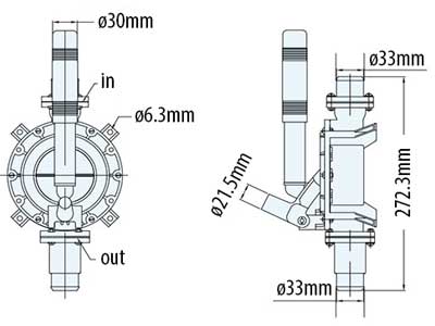 KÄSIPILSSIPUMPPU 5-PUMP./GALLONA #