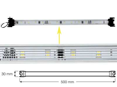LED-SISÄVALO 12/24V 500MM ##