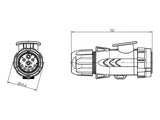 ISOBUS PISTOKE 10MM2 11783-2