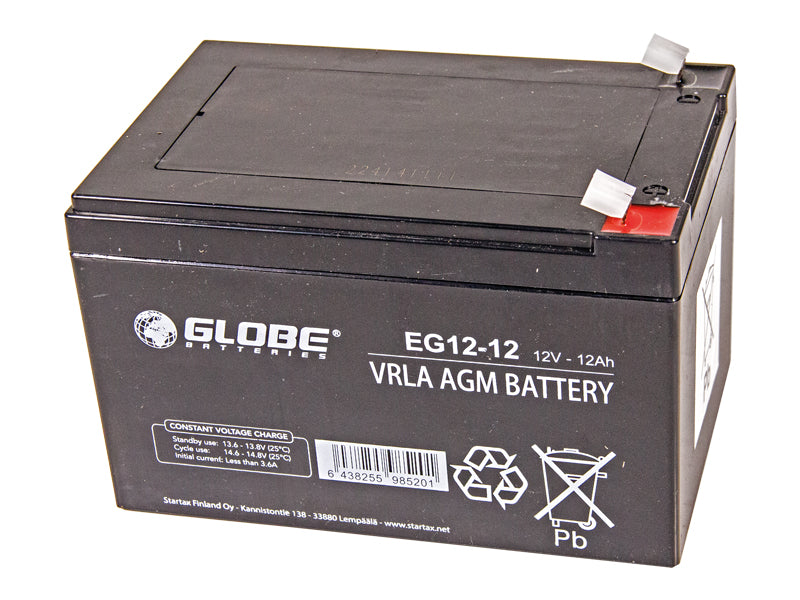 GLOBE VRLA 12V 12AH 151X98X101 +/-